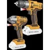 Ingco COSLI230708 set of cordless machines - drilling screwdriver and impact wrench incl. 2pcs battery and charger