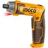 Ingco CSDLI0802 AKU screwdriver with integrated battery + set of accessories