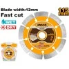 Ingco DMD0111513 Cutting wheel, diamond, dry cutting 115 x 1 mm