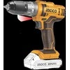 Ingco CIDLI201452E AKU drilling screwdriver with impact driver incl. 2pcs battery and charger
