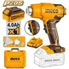 Ingco HGLI20025 cordless heat gun incl. battery and charger