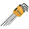 Ingco HHK11091 Allen wrench set 9pcs CrV 1,5-10mm