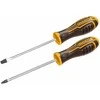 Ingco HKSD0248 Screwdriver flat + Phillips set 2pcs CrV