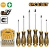 Ingco HKSD0628 Screwdriver flat + Phillips set 6pcs CrV