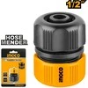 Ingco HPHM0201 žarnos jungtis 1/2" plastikinė