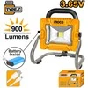 Ingco HRLF4415 cordless spotlight incl. battery and USB charging cable