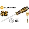 Ingco HSDSL8150 Flat head screwdriver 8x150mm S2