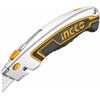 Ingco HUK6128 Working knife with replaceable blade 19mm 6x blade