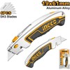 Ingco HUK6128 Working knife with replaceable blade 19mm 6x blade