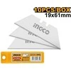 Ingco HUKB61001 Spare blade 61x19mm set of 10