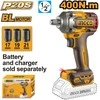 INGCO Impact wrench AKU, 400Nm, without battery and charger