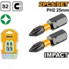 Grąžtas Ingco SDBIM71PH225 Bit set 2pcs
