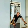 Durų staktos skersinis su treniruočių diržais inSPORTline HR5003 70–92cm (iki 200kg)