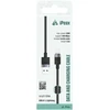 iPEAX USB-A į „Lightning“ audinio kabelis, 1,5 m, USB 2.0, juodas