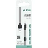 iPEAX TEXTILE CABLE USB-A / LIGHTNING 1M, USB 2.0 Juodas