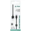 iPEAX USB-A į USB-C audinio kabelis, 1,5 m, USB 2.0, juodas