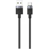 iPEAX USB-A į USB-C audinio kabelis, 1,5 m, USB 2.0, juodas