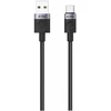 iPEAX USB-A į USB-C audinio kabelis, 1 m, USB 2.0, juodas