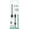 iPEAX USB-A į USB-C audinio kabelis, 1 m, USB 2.0, juodas
