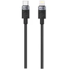 iPEAX USB-C į „Lightning“ audinio laidas, 1,5 m, USB 2.0, juodas