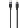 iPEAX TEXTILE CABLE USB-C / LIGHTNING 1.5M, USB 2.0 Juodas