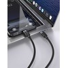 iPEAX TEXTILE CABLE USB-C / LIGHTNING 1M, USB 2.0 Juodas
