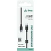 iPEAX TEXTILE CABLE USB-C / USB-C 1M, USB 2.0 Juodas