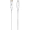 iPEAX TPU CABLE USB-C / LIGHTNING 1M, USB 2.0 Baltas