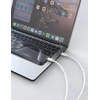 iPEAX TPU USB-C į USB-C laidas, 1,5 m, USB 2.0, baltas