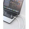iPEAX TPU CABLE USB-C / USB-C 1M, USB 2.0 Baltas