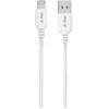iPEAX TPU CABLE USB-A / LIGHTNING 1M, USB 2.0 Baltas
