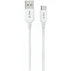 iPEAX TPU CABLE USB-A / USB-C 1.5M, USB 2.0 Baltas