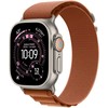 „Apple“ 49 mm terakotos spalvos „Alpine Loop“ laikrodis – vidutinio dydžio – natūralaus titano apdaila