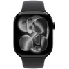 Išmanusis laikrodis Apple Watch series 11 gps+cellular koperta 42 mm su aliuminio w kolorze onyksu, dirželis sportowy (juodos spalvos) - dydis m/l