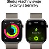 Išmanusis laikrodis Apple Watch 11 GPS + Cellular 46mm Natural Titanium Milanese Loop S/M Pilka (MFCY4MP/A)
