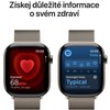 Išmanusis laikrodis Apple Watch 11 GPS + Cellular 46mm Natural Titanium Milanese Loop S/M Pilka (MFCY4MP/A)