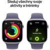 Išmanusis laikrodis Apple Watch series 11 gps+cellular koperta 46 mm su aliuminio sidabro spalvos, dirželis sportowy w kolorze mlecznego fioletu - dydis m/l