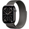 Išmanusis laikrodis Apple Watch Series 11 GPS + Cellular 46 mm šiferio titano korpusas su šiferio Milanese kilpele – S/M