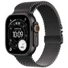 Išmanusis laikrodis „Apple Watch Ultra 3 GPS + Cellular“, 49 mm, juodas titano dėklas su juodais titano Milano dirželiais – mažas