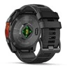 Išmanusis laikrodis Garmin Fenix 8 – 51 mm, AMOLED Skalūno pilkos spavos korpusas su juodu silikono dirželiu