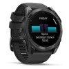 Išmanusis laikrodis Garmin Fenix 8 – 51 mm, AMOLED Skalūno pilkos spavos korpusas su juodu silikono dirželiu