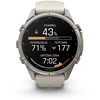Išmanusis laikrodis Garmin fenix 9 Pro – inReach, 43mm, Titanium with Fog Pilkas/Dark Sandstone Silicone Band