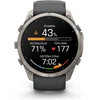 Išmanusis laikrodis Garmin fenix 9 Pro – inReach, 51mm, Titanium with Graphite/Juodas Silicone Band