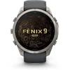 Išmanusis laikrodis Garmin fenix 9 Pro – inReach, 51mm, Titanium with Graphite/Juodas Silicone Band