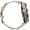 Išmanusis laikrodis Garmin fenix 9 Pro – inReach, 43mm, Titanium with Fog Pilkas/Dark Sandstone Silicone Band