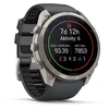 Išmanusis laikrodis Garmin fenix 9 Pro – inReach, 51mm, Titanium with Graphite/Juodas Silicone Band