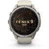 Išmanusis laikrodis Garmin fenix 9 Pro – inReach, 43mm, Titanium with Fog Pilkas/Dark Sandstone Silicone Band