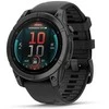 Išmanusis laikrodis Garmin Fenix E, 47 mm, AMOLED, Pilkai melsvos spalvos plienas, Juodo silikono dirželis