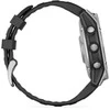 Išmanusis laikrodis Garmin Fenix E,47mm,  Nerūdijančio plieno korpusa su juodos spalvos silikoniniu dirželiu