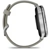 Išmanusis laikrodis Garmin Venu 4 - 45 mm, Sidabrinis / Sidabrinis Gray silicone strap